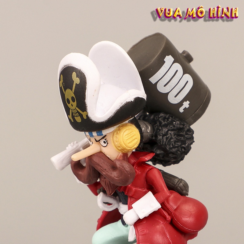 Mô hình One Piece - Figure One piece băng Luffy mũ rơm hoàng kim chiều cao 8cm ( có bán lẻ)