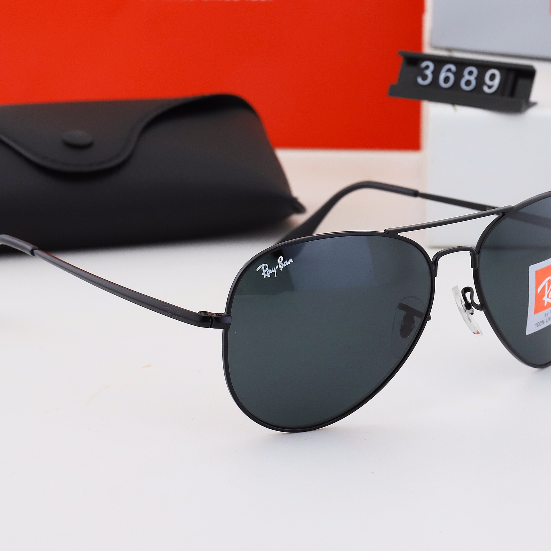 Aviator Ray-Ban_ chính hãng Kính râm 2021 Thời trang Hàn Quốc mới Kính râm nam nữ một mảnh Cặp đôi hợp thời trang Du lịch ngoài trời Kính râm lái xes