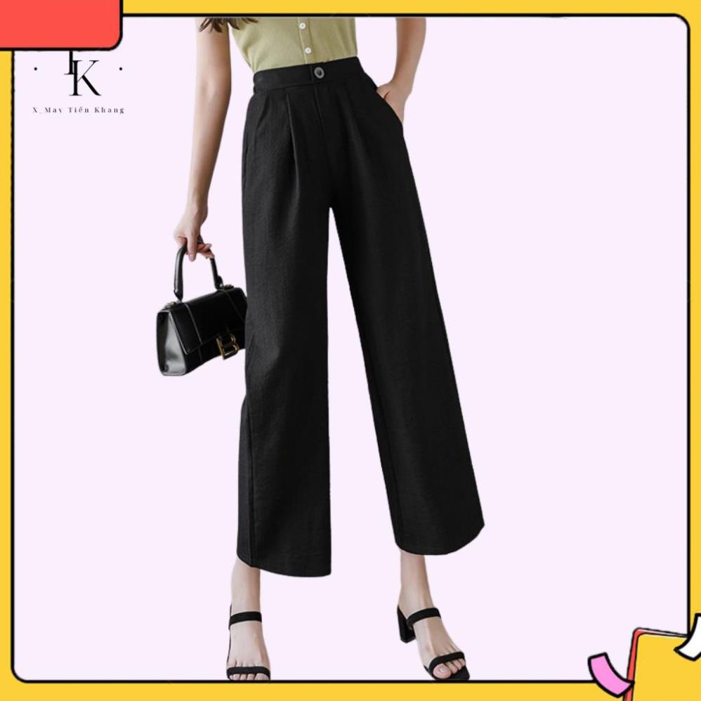 Quần ống rộng , Quần culottes đũi dáng dài siêu Hot xmtk404