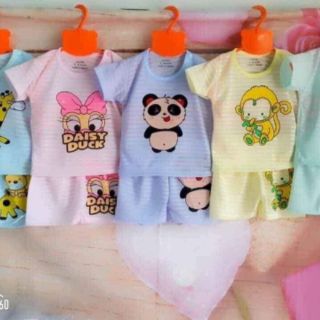 5 bộ cotton tre mỏng mát cho bé