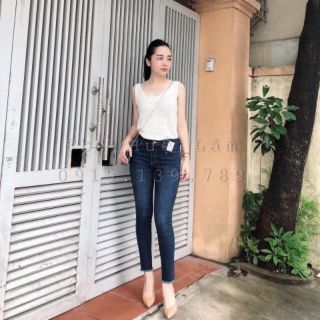 Quần jean nữ dáng basic