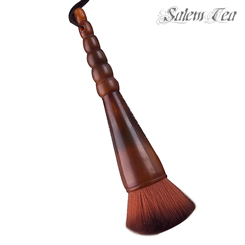 Chổi quét ấm trà cán sừng, lông tự nhiên