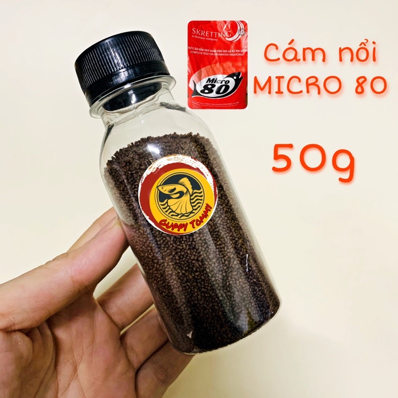 Cám Micro 80 giúp cá khoẻ mạnh mau lớn