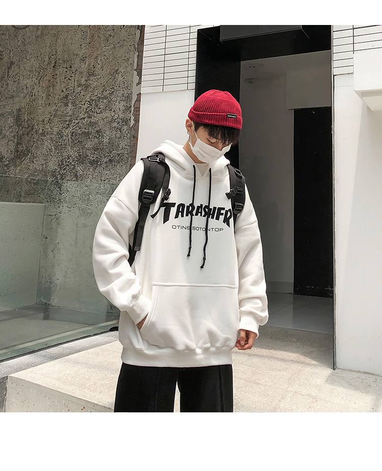 Áo hoodie dáng rộng phong cách Hàn Quốc dành cho nam | BigBuy360 - bigbuy360.vn