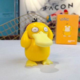 Mô hình vịt bối rối Pikachu cao 8cm trang trí để bàn tặng bạn bè siêu ngáo