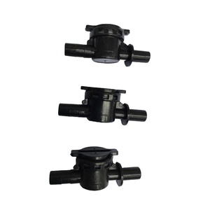 Set 3 van chống rỉ nước 2 đầu trơn để lắp vòi phun sương nhựa