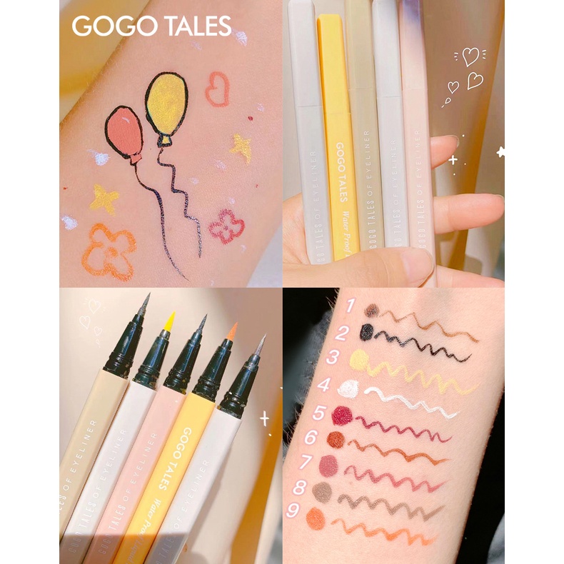 Bút Kẻ Mắt GOGO TALES Chống Thấm Nước Và Mồ Hôi