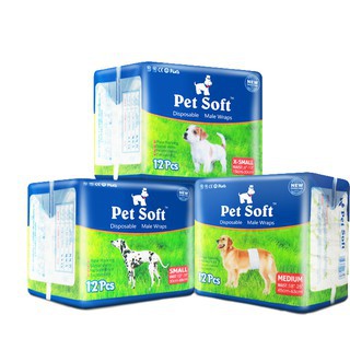TÃ BỈM CHO CHÓ PETSOFT - CHÓ CÁI