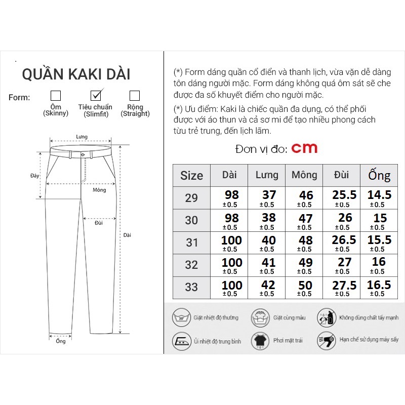 Quần Dài Vải Nam Tối Giản Thời Trang Thương Hiệu Y2010 M9 20954 |YaMe|