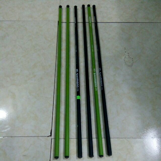 Cần Câu Đơn Shimano 2m7 kèm cước phao chì lưỡi