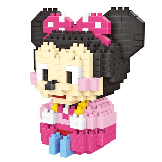 Bộ đồ chơi lắp ráp trang trí hình chuột Minnie đáng yêu cho bé