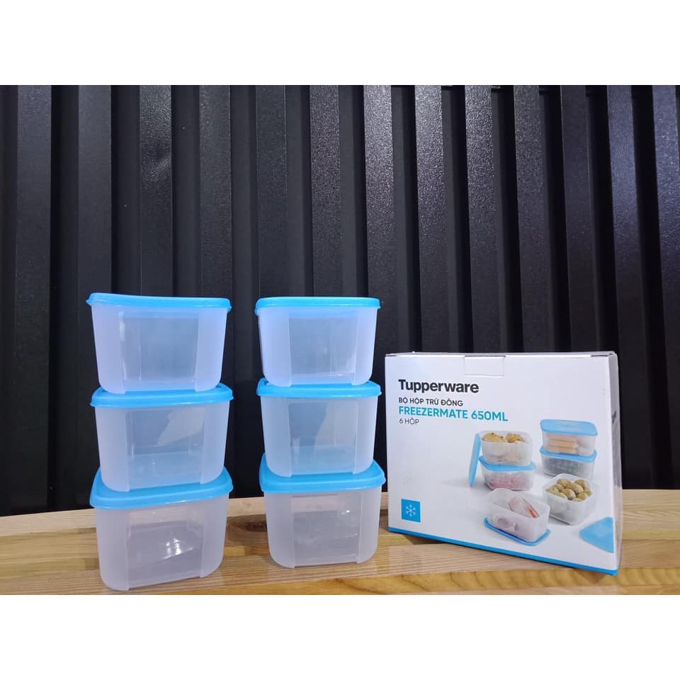 Bộ Hộp Trữ Đông  Freezermate 290ml Tupperware, Hộp Nhựa Nguyên Sinh An Toàn