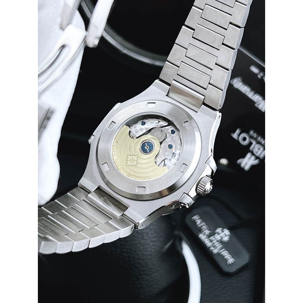 Đồng hồ nam Patek Phillip Nautilus 5726A 42mm máy cơ nhật cao cấp, chạy full kim, viền trơn