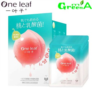 ONE LEAF Mặt nạ đào sữa chua hàng nội địa cao cấp vợt sale Covid