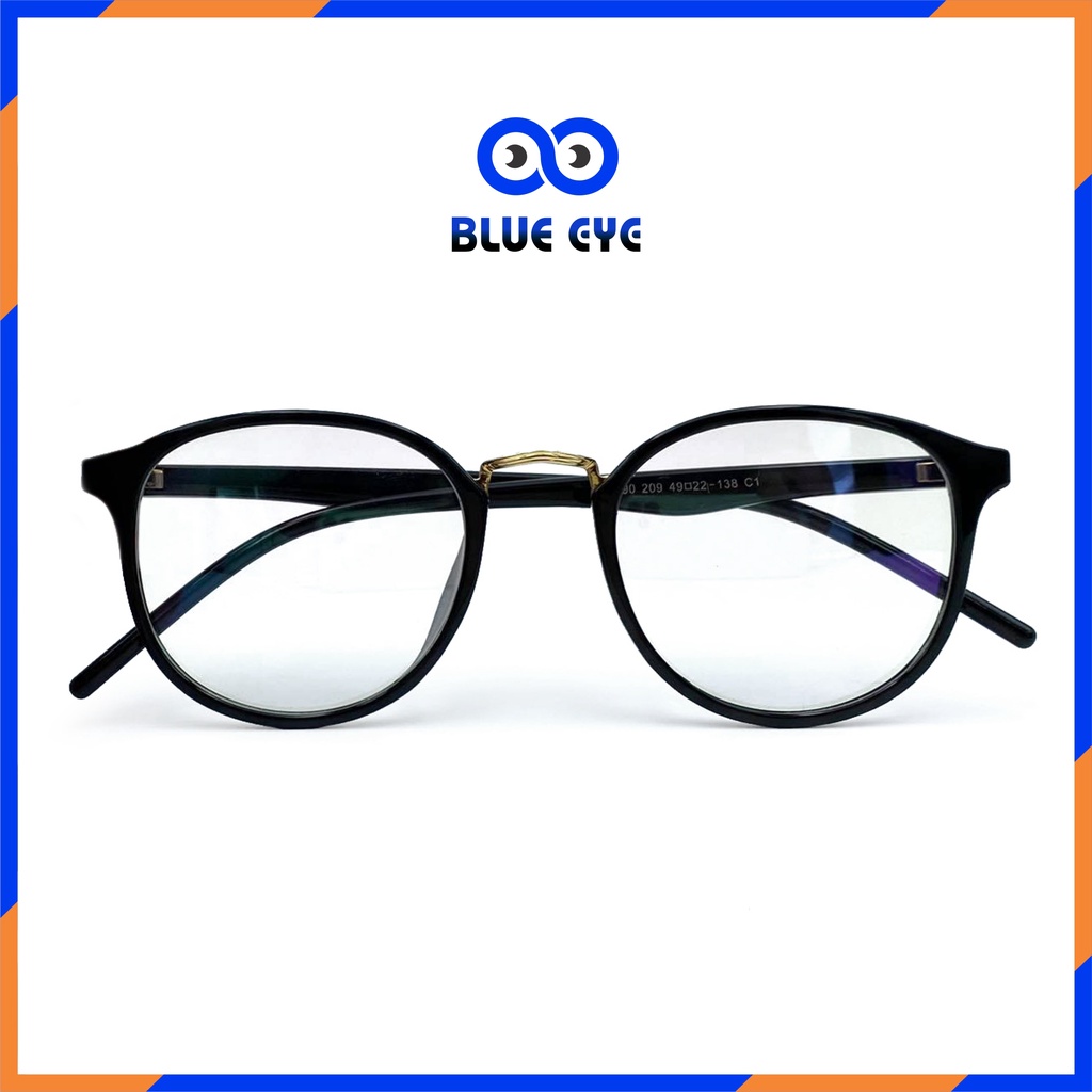 Gọng Kính Tròn thời trang Nam Nữ - gọng dẻo Hàn Quốc [Kính 0 độ màu đen 003] | BigBuy360 - bigbuy360.vn