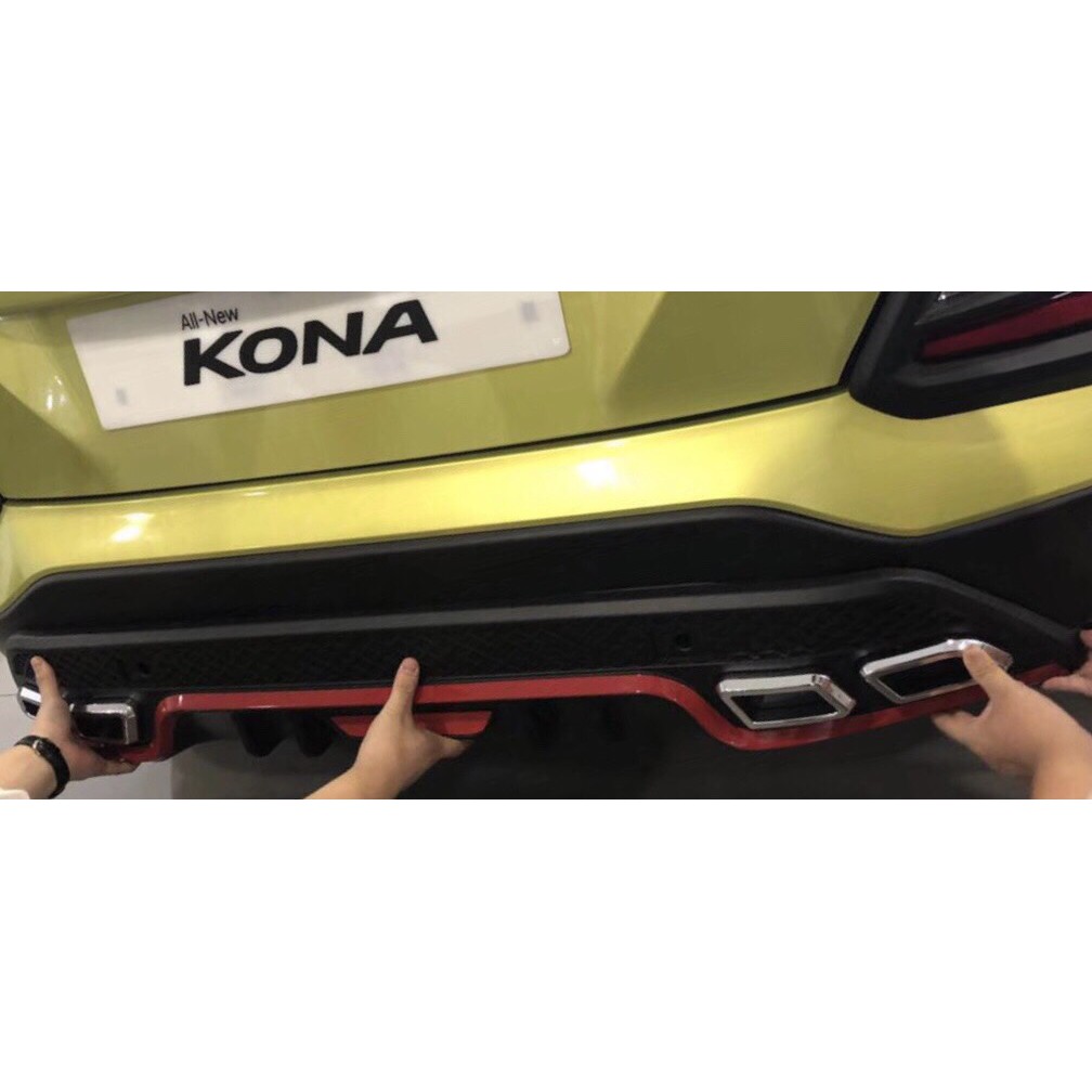Lip chia po XE HYUNDAI KONA 2019-2022, nhựa abs cứng