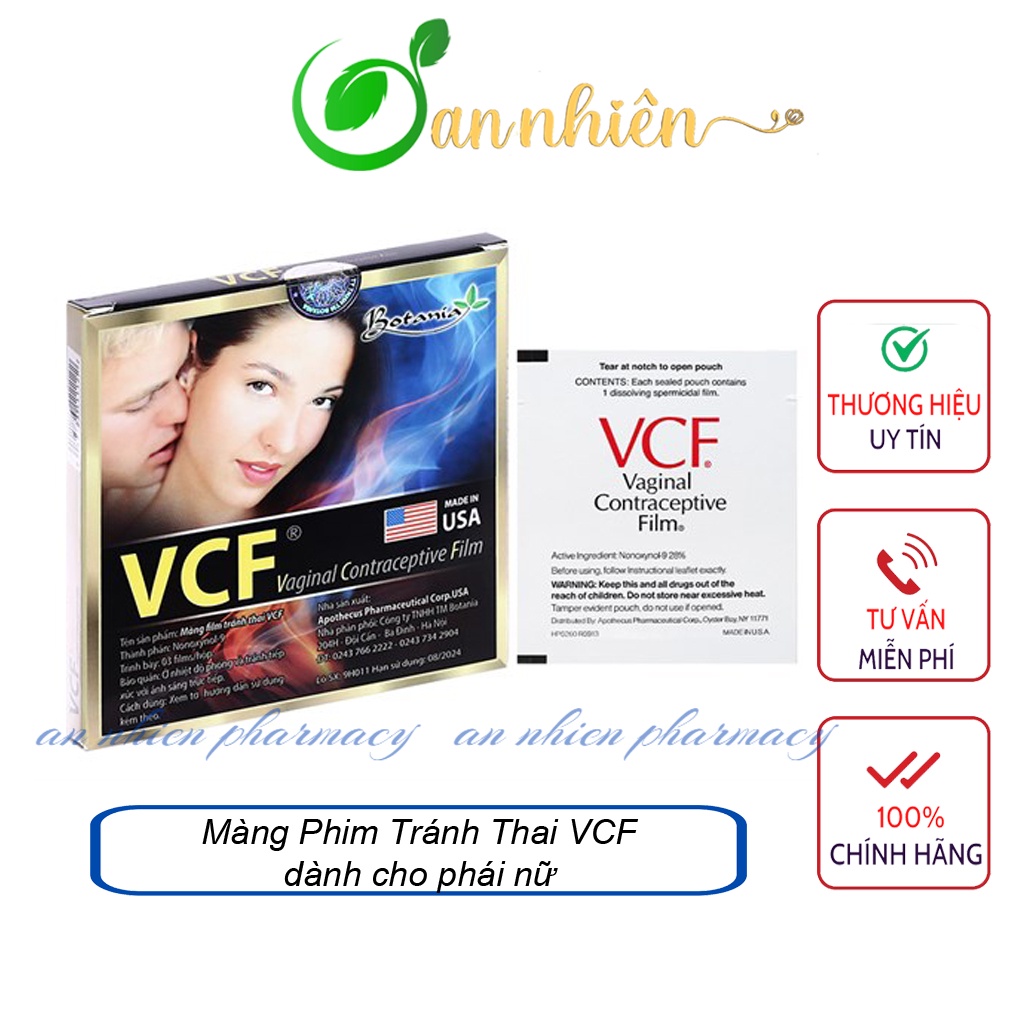 Màng Phim Tránh Thai Vcf dành cho phái nữ