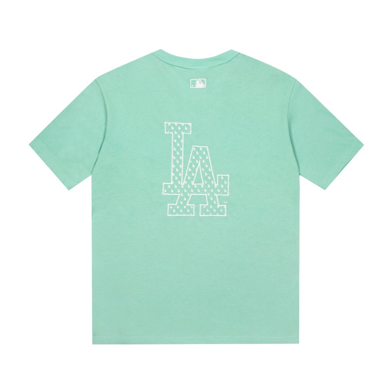 ❤❀  ❤ Áo Thun Cotton Ngắn Tay Thêu Họa Tiết MLB NY Cá Tính Cho Nam Nữ