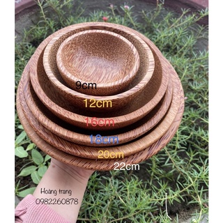 Tô Gỗ Dừa 16cm ~18cm