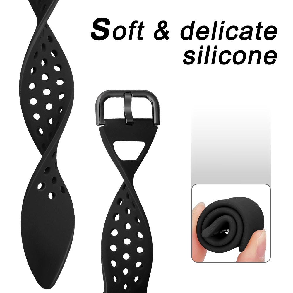 Dây Đeo Silicon Mềm Có Khóa Kim Loại Cho Đồng Hồ Thông Minh Apple Watch 41 / 40 / 38mm 49 / 45 / 44 / 42mm Series Ultra / 8 / 7 / SE / 6 / 5 / 4 / 3 / 2 / 1