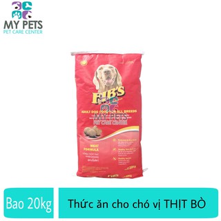 Thức ăn cho chó lớn vị thịt bò - Thức ăn cho mọi loại chó trưởng thành - Fib's 20kg