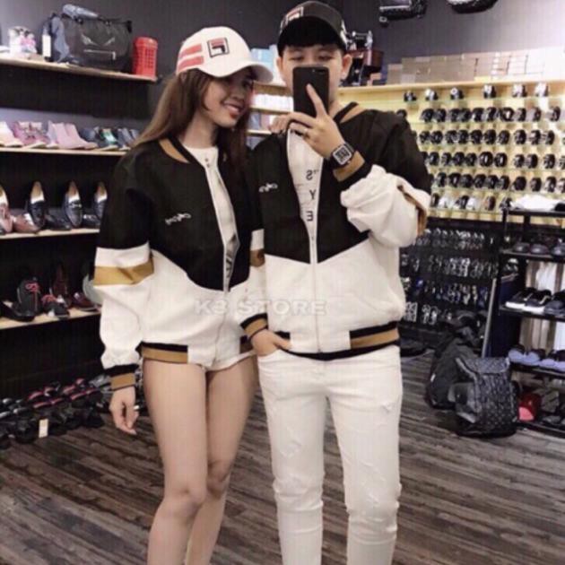 (TRÙM SỈ) Áo khoác cặp cao cấp bóng chày đen TCS
