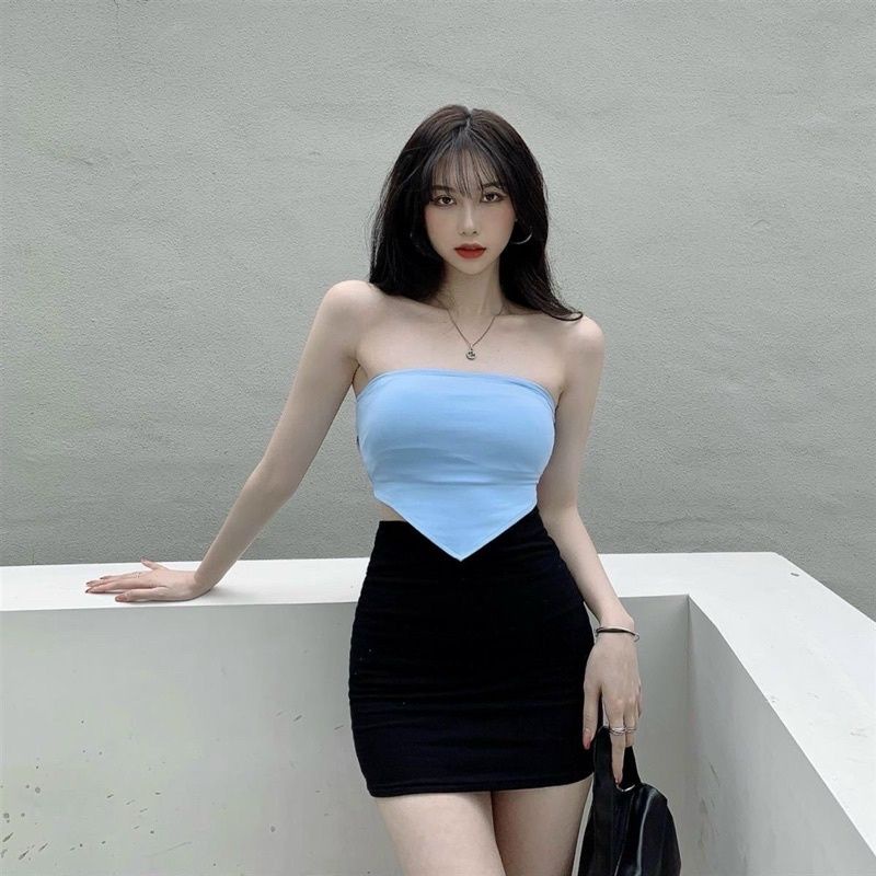 Áo Ống Lai nhọn thun gân co giãn - CHLN