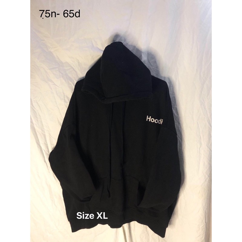 áo hoodie đen sz XL mới tinh