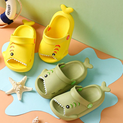 Dép Đi Biển Hình Cá Mập Thời Trang Mùa Hè Dành Cho Bé