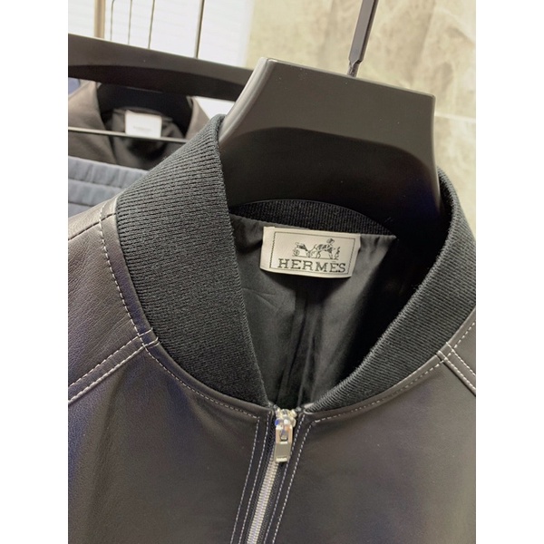 Áo khoác da, jacket nam Herme* HM cao cấp