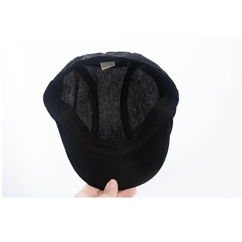 Nón beret Mũ nồi bê rê hoạ sĩ vải lanh linen Nam nữ Unisex Cá tính Phong cách Retro Thời trang