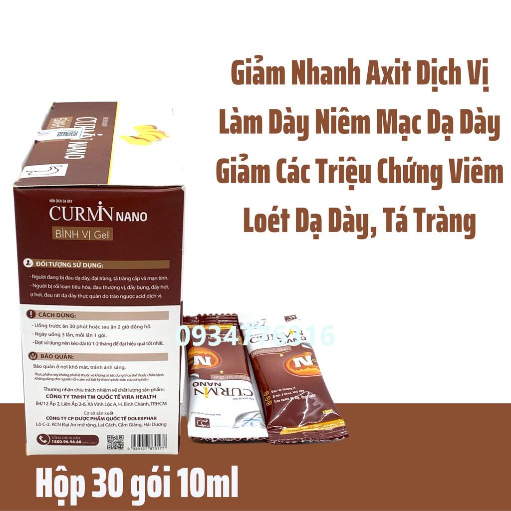 ✅ Curmin Nano Bình Vị Gel - Hỗ trợ diều trị dạ dày, tá tràng, đại tràng