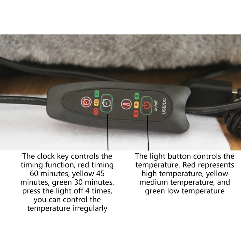 Đệm Sưởi Ấm USB 5V Nhỏ Gọn Tiện Dụng Cho Nam Và Nữ