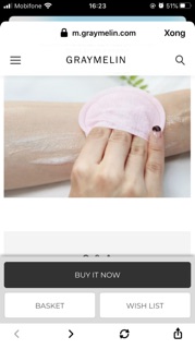Miếng Rửa Mặt Bong Bóng Cà Tím Graymelin Eggplant Bubble Pad 8ml