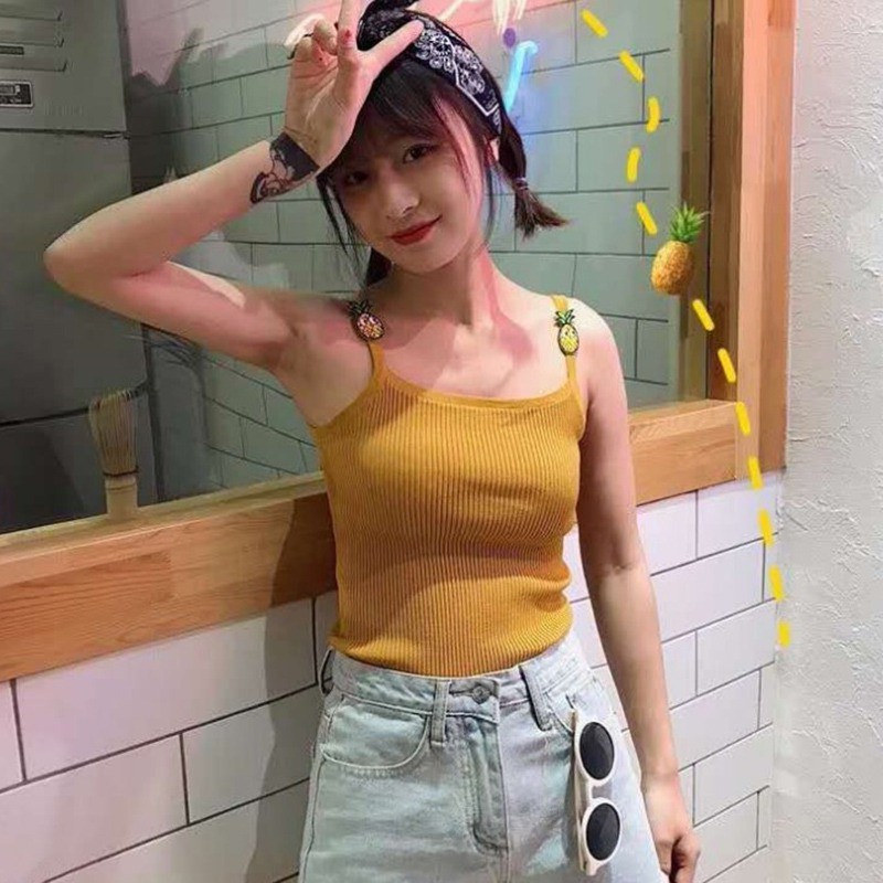 Áo dệt kim nữ hình quả dâu xinh xắn