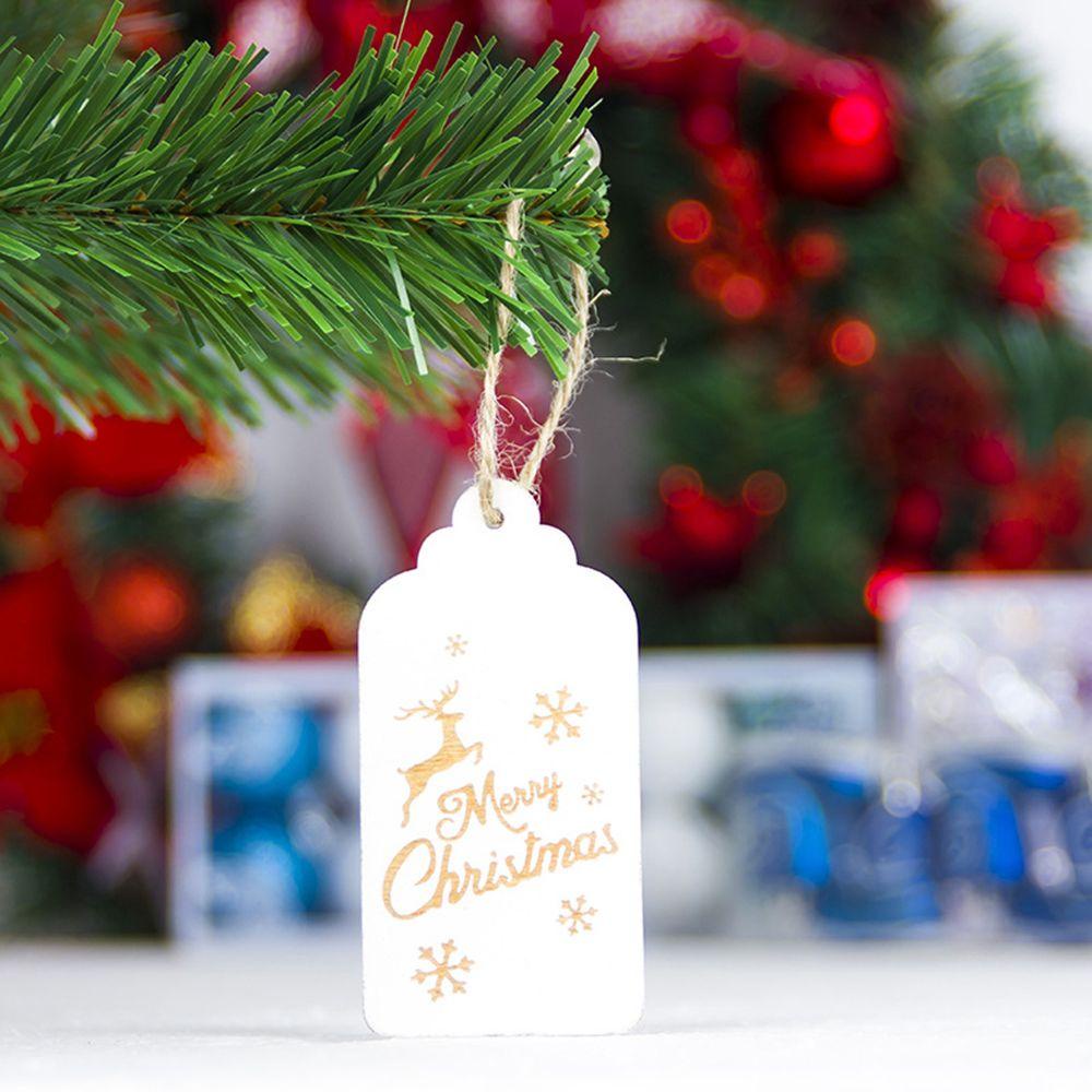 Set 1 Thẻ Gỗ Treo Trang Trí Giáng Sinh