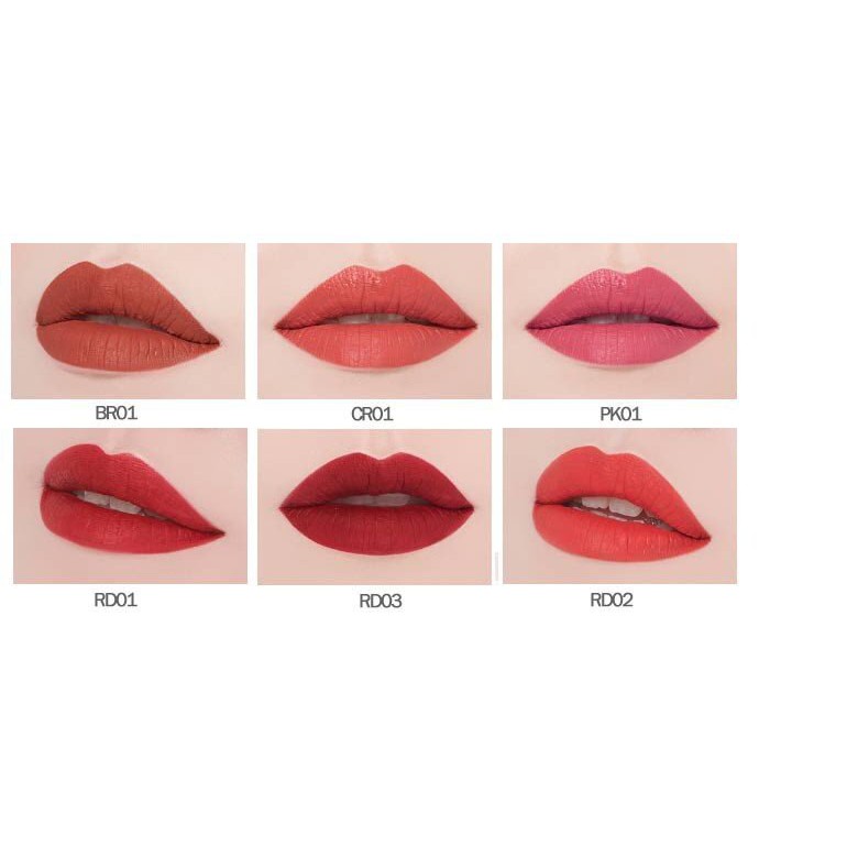 Son kem APIEU COLOR LIP STAIN MATTE FLUID siêu lì và mịn môi