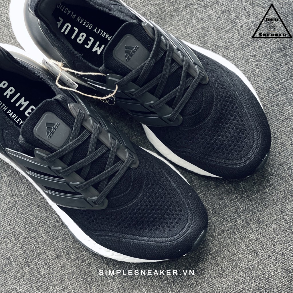 Giày Thể Thao Nam Nữ Chính HãngFREESHIPAdidas Ultraboost 21 Core Black Chuẩn Auth- Giày Ultra Boost 21- Simple Sneaker