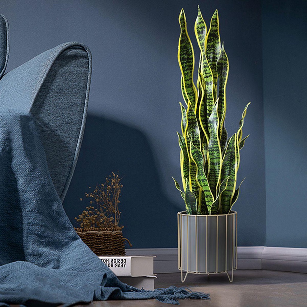 HARRIETT Lá Sansevieria Giả Nhiệt Đới Trang Trí Văn Phòng / Trong Nhà / Ngoài Trời DIY