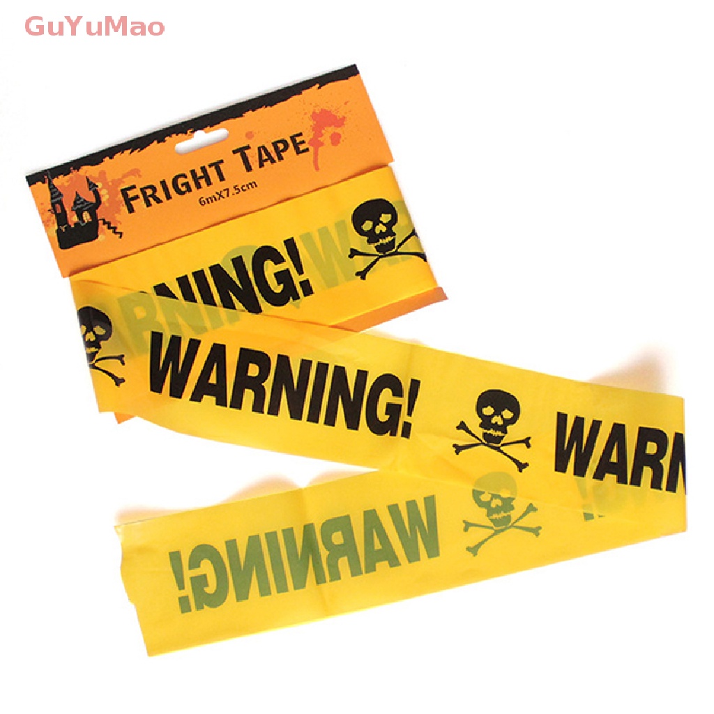 Cuộn Băng Keo Cảnh Báo Trang Trí Halloween 6Mx7.5CM