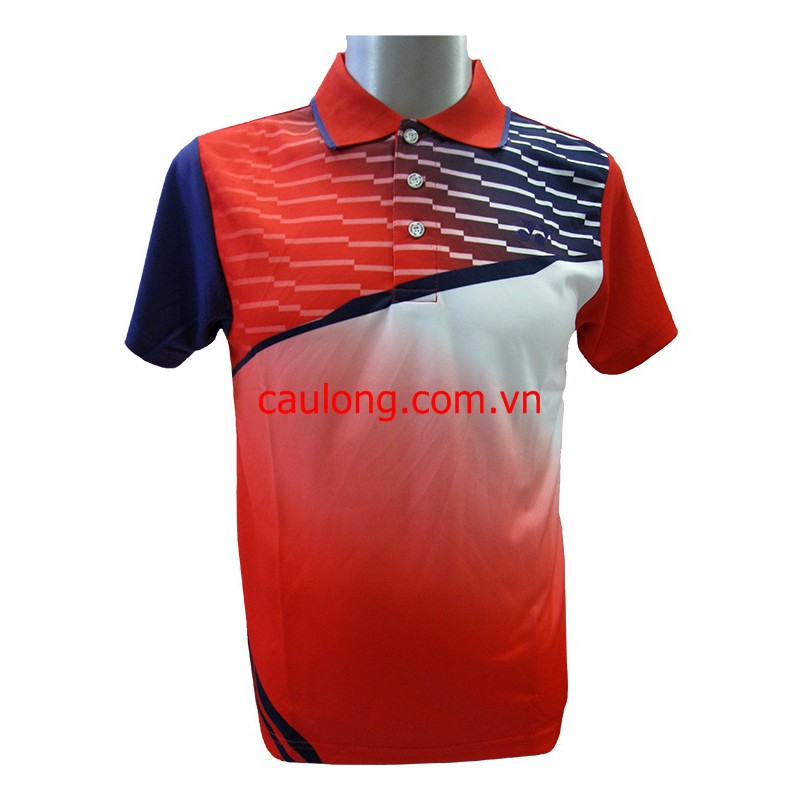 Áo Cầu Lông Nam Nữ Cổ Bâu Yonex 2110 Màu Đỏ