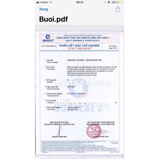 Tinh dầu Quế/ Sả Chanh/ Bưởi Huna'shome