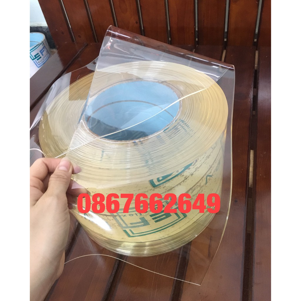 Nhựa PVC trắng trong 1.5mm, bán theo m lẻ ( m lẻ)