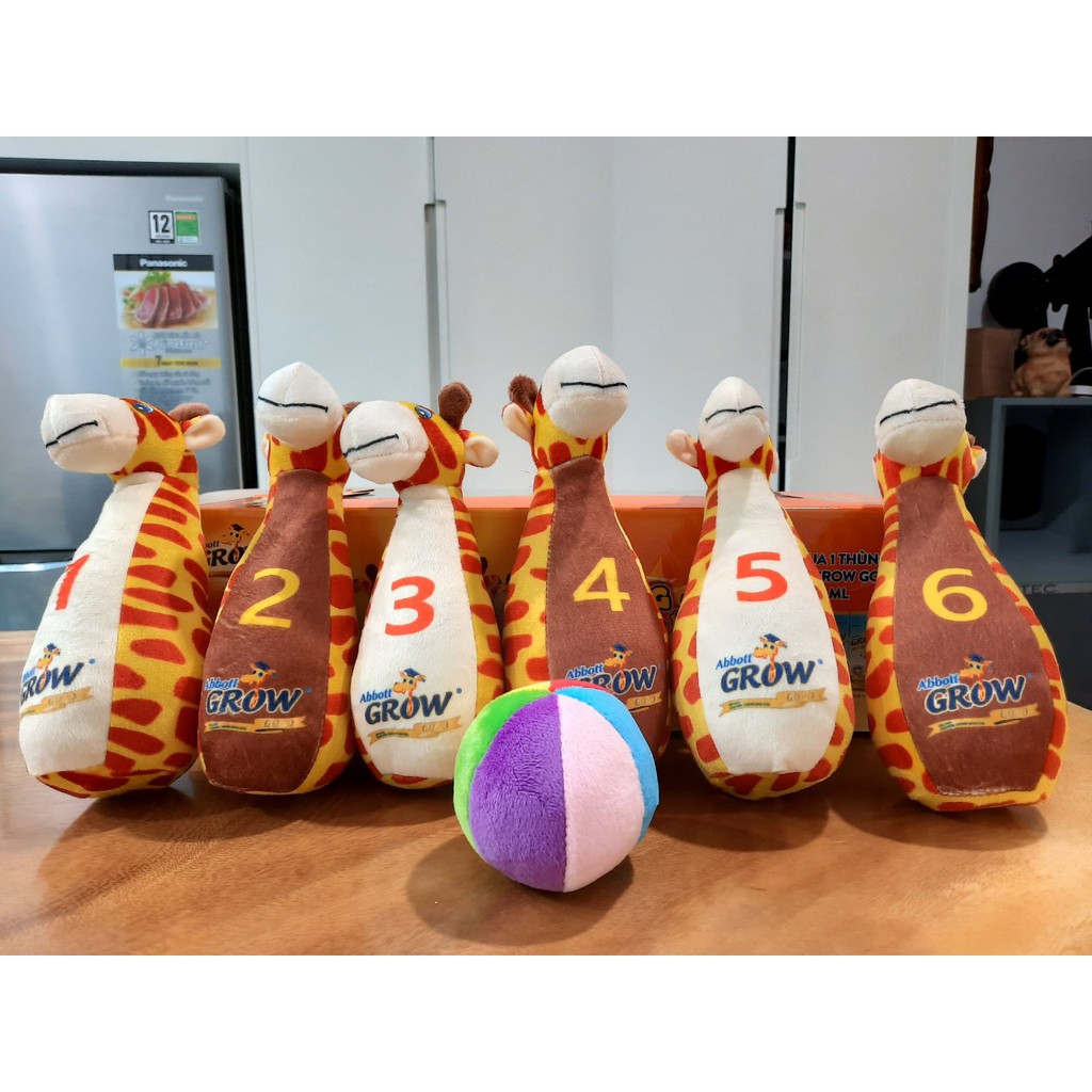 Bộ Đồ Chơi Bowling Gấu Bông quà GROW