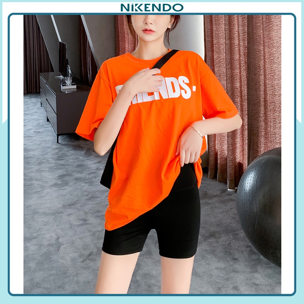 Quần Legging Đùi Biker Short Cạp Cao Nữ Chất Umi Dày dặn BK3