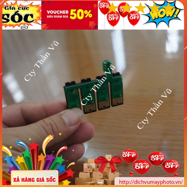 Chíp nhận mực dẫn mực ngoài máy in màu Epson XP440 XP 330 Xp 220 XP 343 XP 243 hàng chuẩn Kholinhkienmayin SP002401