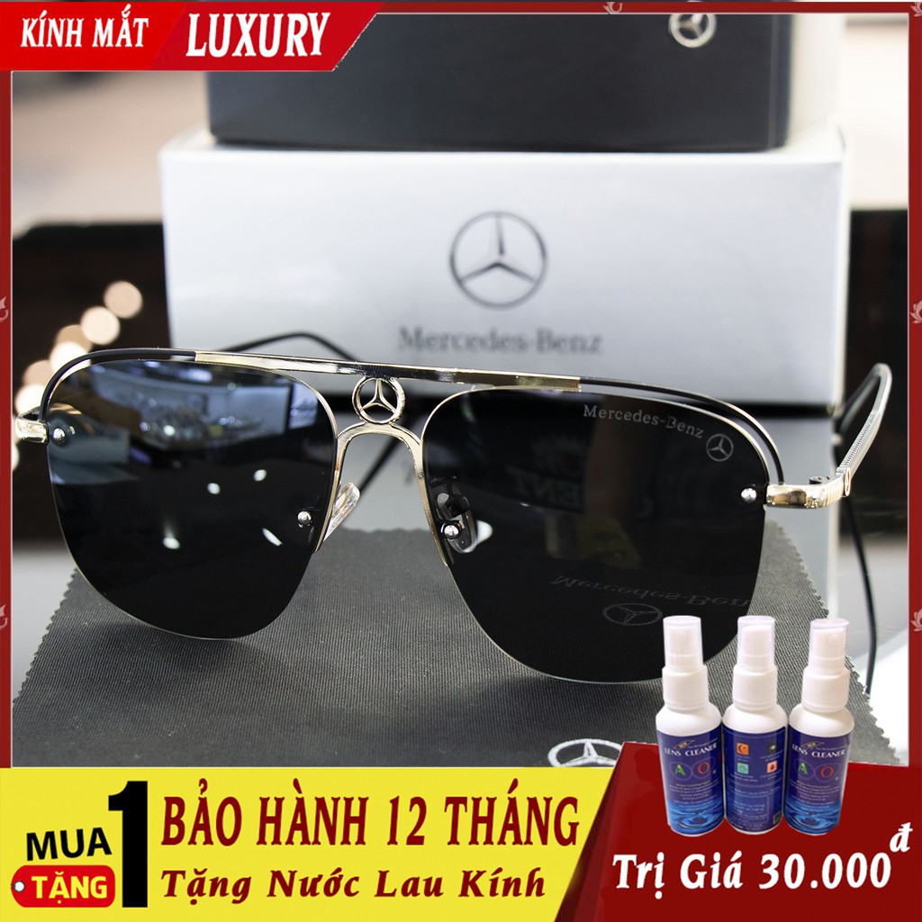 Kính Mát Nam Benz 4 Full Box Kính Thời Trang Cao Cấp ,Mắt Kính Polazied Chống Lóa Bảo Hành 12 Tháng Lỗi 1 đổi 1