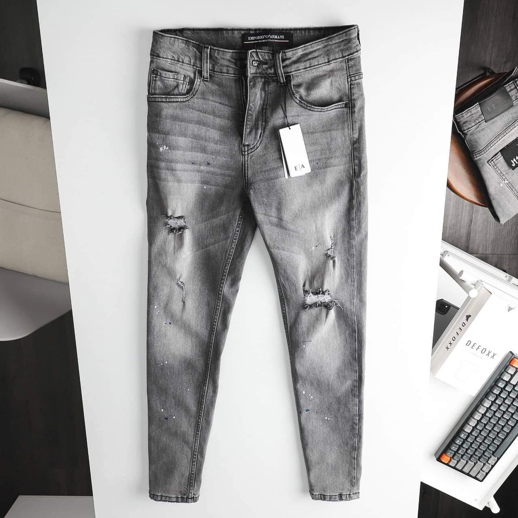 { BIGSIZE ĐẾN 130KG } QUẦN  JEAN DÀI BIGSIZE NAM CAO CẤP SIZE ĐẾN 110KG ỐNG ÔM NHẸ