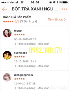 BỘT TRÀ XANH NGUYÊN CHẤT QUẢNG TRỊ 50gr