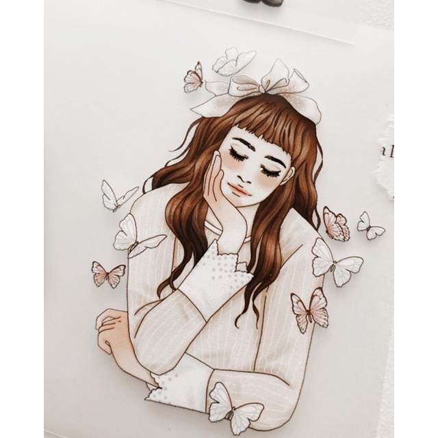 𝓑𝓾𝓵𝓵𝓮𝓽𝓳𝓸𝓾𝓻𝓷𝓪𝓵𝟏𝟏𝟓 ✿ Băng dính hãng Windry R. "𝐒𝐰𝐞𝐞𝐭 𝐡𝐞𝐚𝐫𝐭" mẫu cô gái ngọt ngào xinh xắn trang trí sổ